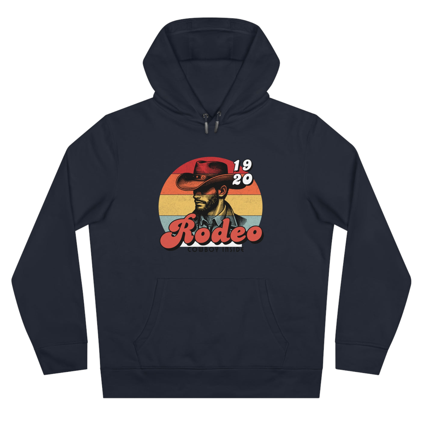 Retro Rodeo King Sweatshirt, Cowboy Hoodie, Western Apparel, Gift for Ranchers, Rodeo Fans, Cozy Hoodie for Men