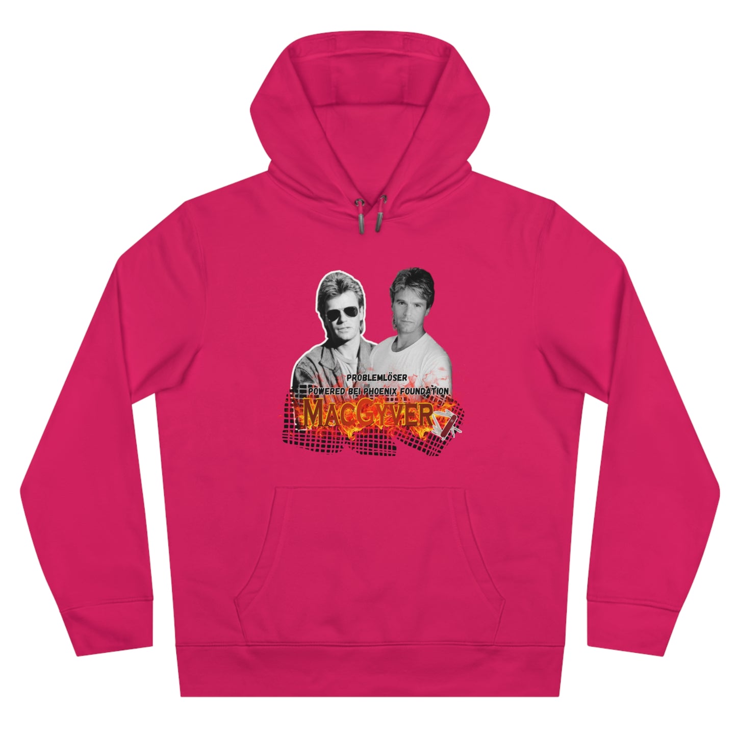 Retro MacGyver King Hooded Sweatshirt - Classic 80s Style