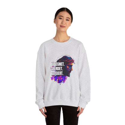 Sweatshirt Jesus- BLESSED - GROUNDED - CELEBRATED