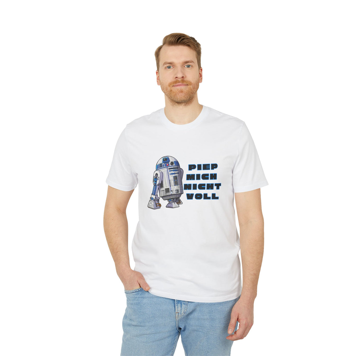 Unisex R2-D2 Graphic T-Shirt - "Piep mich nicht voll"