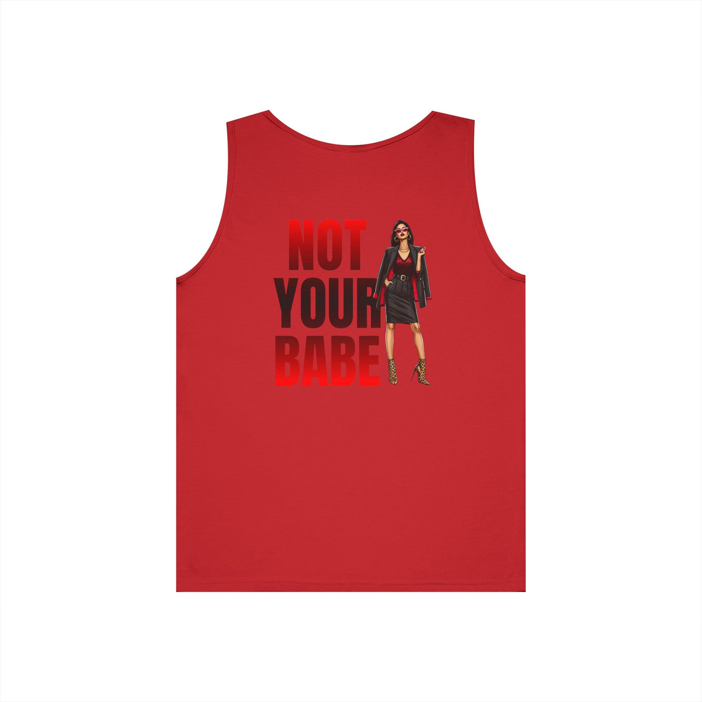 Chic & Not Your Babe Graphic Tank Top