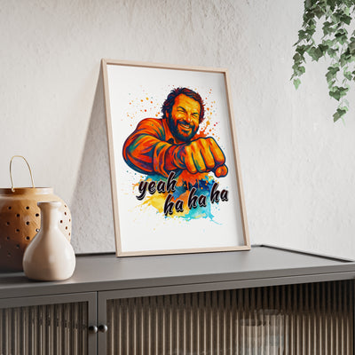 Funny Motivational Poster with Bud Spencer – 'Yeah Ha Ha Ha' 