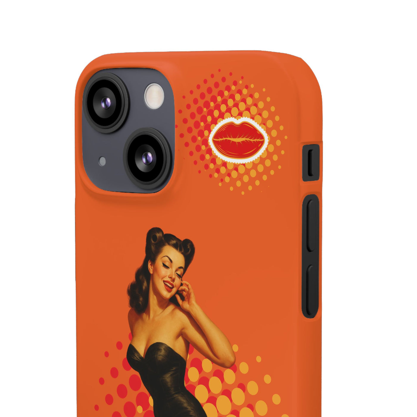 Retro Pin-Up - Handyhülle - Snap Case - Bold 'Wow' Design