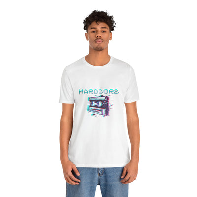 Techno - Hardcore Never Dies - Retro Graphic Tee, 90s Aesthetic Shirt unisex