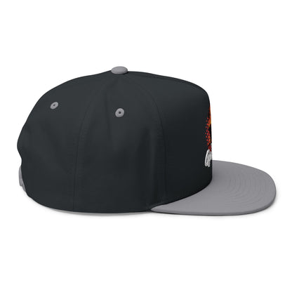 Trust in You Embroidered Flat Bill Cap - Motivational Hat for Confidence & Style