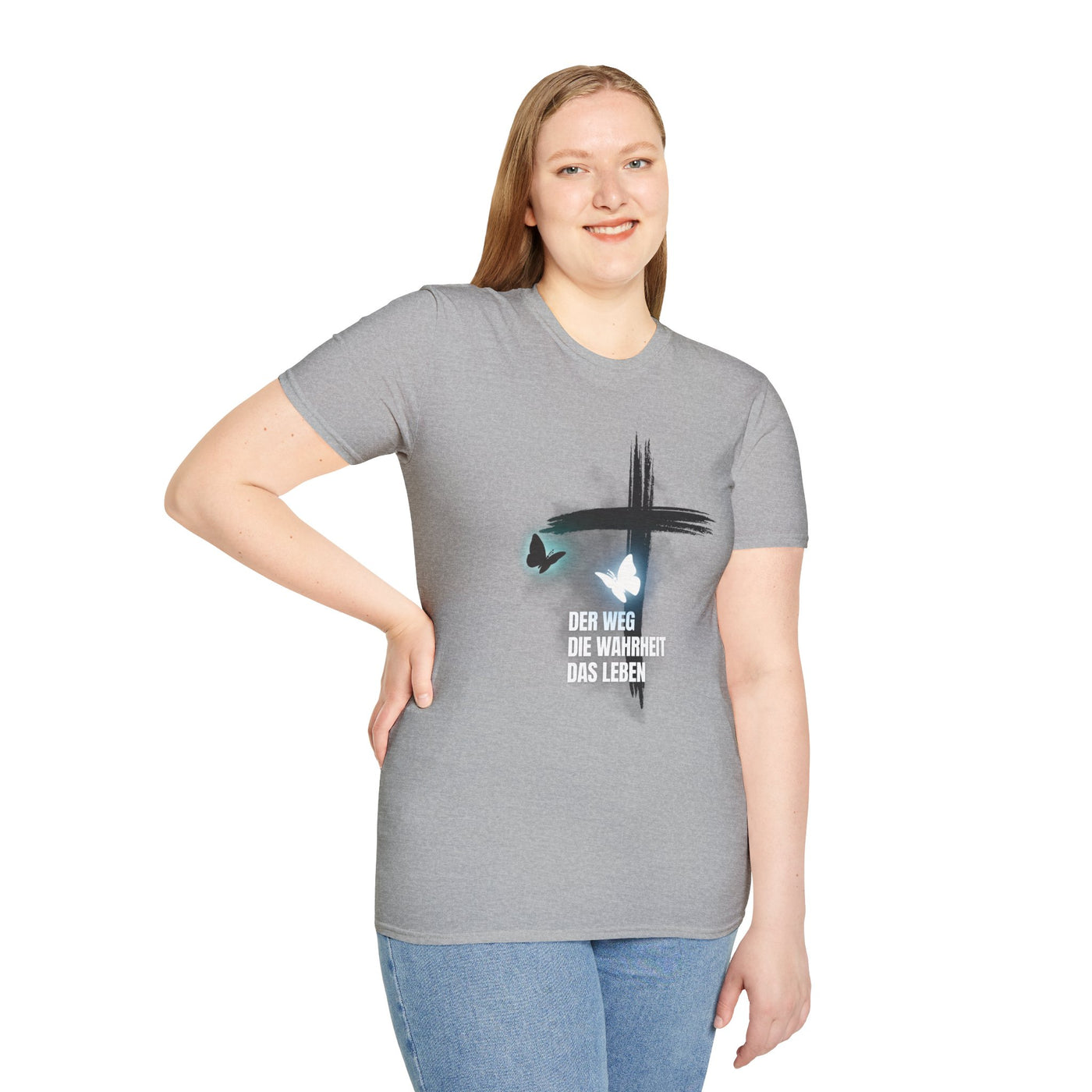 Faith-Inspired Unisex Softstyle T-Shirt – Spiritual, Jesus, Christian,