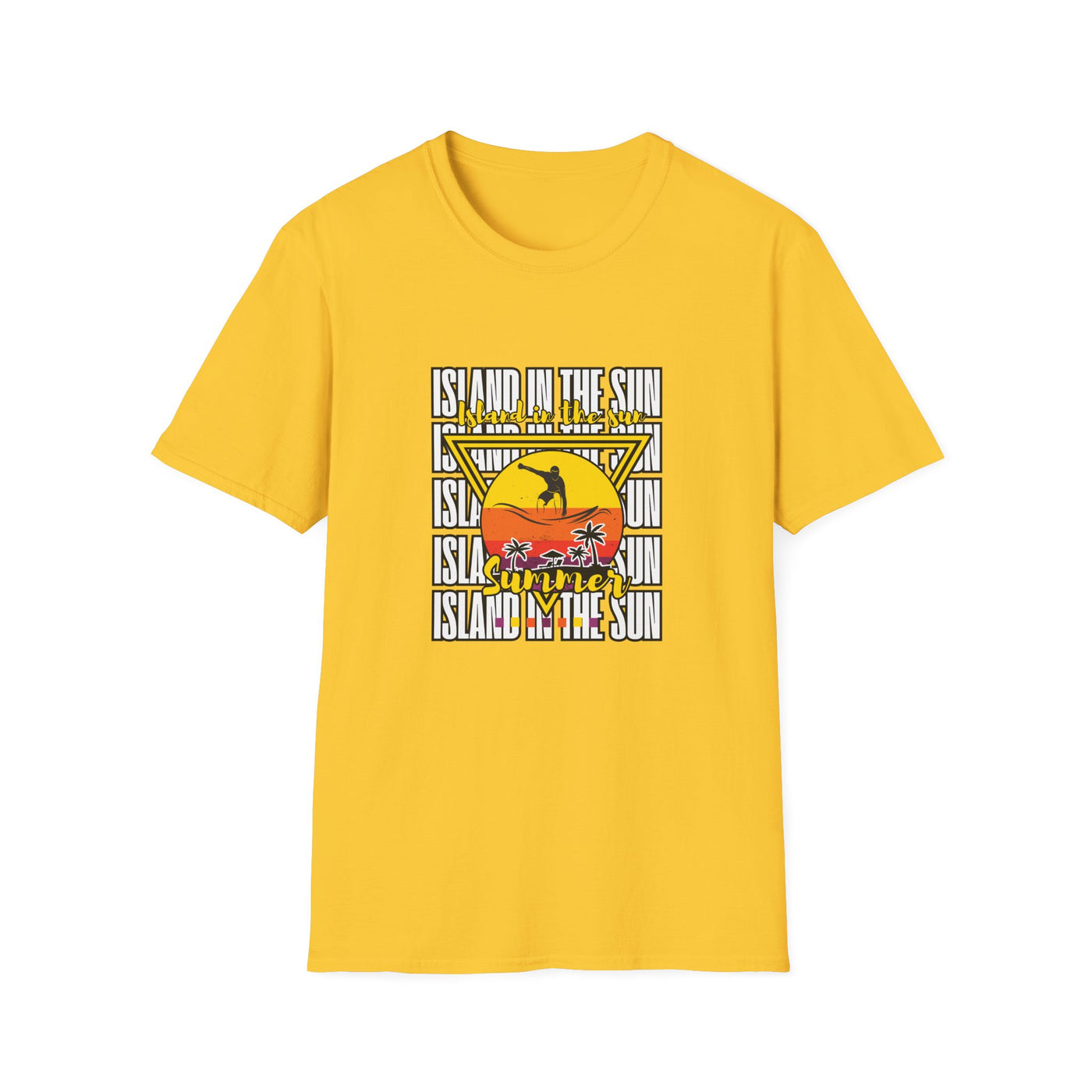 Island in the Sun Unisex Softstyle T-Shirt -Beach Vibes