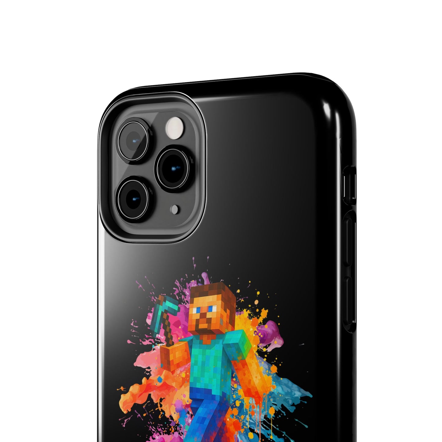Minecraft Inspired Tough Phone Case - Handyhülle  "Bock auf anders" Colorful Gamer Design