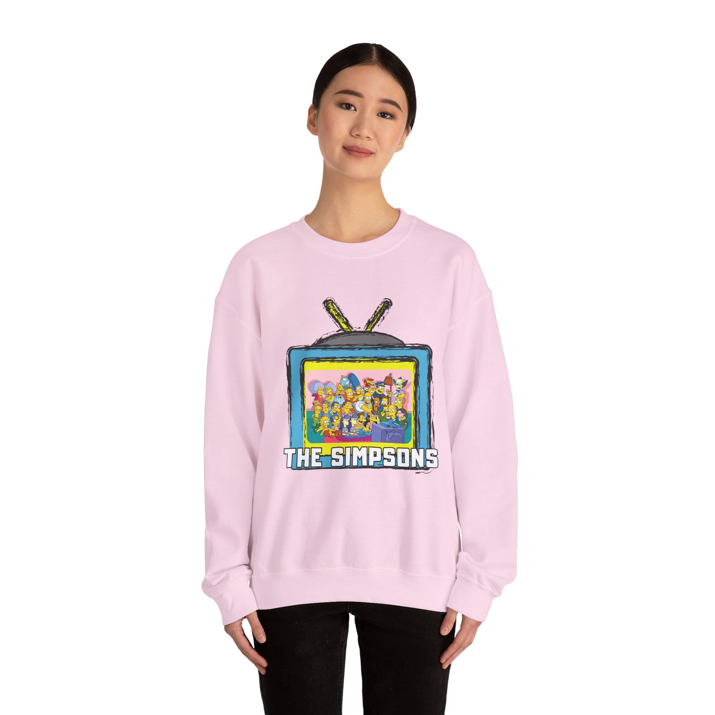 The Simpsons Unisex Heavy Cotton Sweatshirt