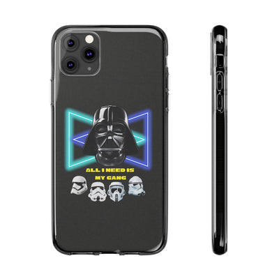 Handyhülle Darth Vader Phone Case, Star Wars Clear Silicone Phone Cover,  All I Need Is My Gang