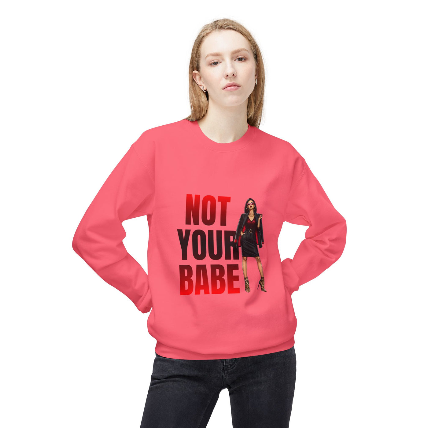 Bold Statement Sweatshirt for Confident Individuals | Perfect Gift for Friends, Not Your Babe Graphic, Casual Wear, Gift Idea, [...]