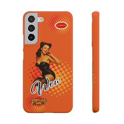 Retro Pin-Up - Handyhülle - Snap Case - Bold 'Wow' Design