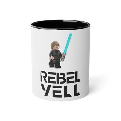 Star Wars Inspired Accent Mug, LEGO Jedi, Rebel Yell Tasse