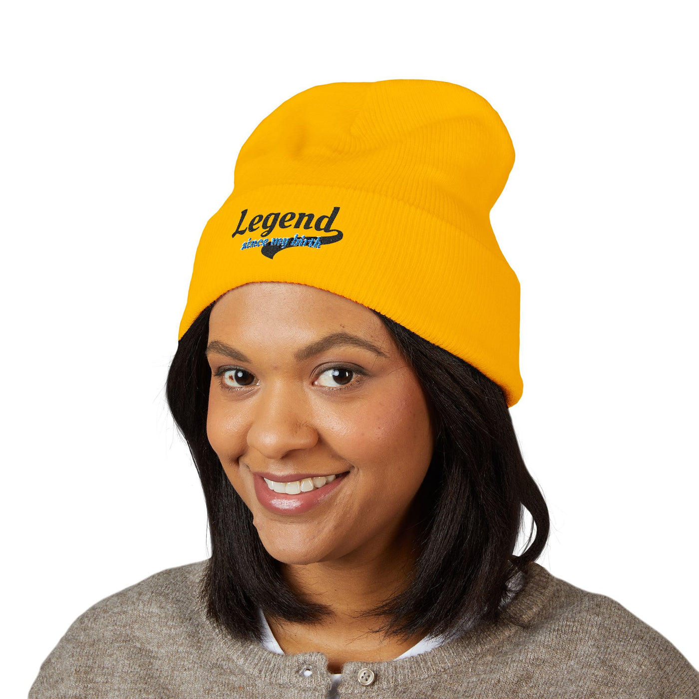 Legend Beanie - Classic Cuffed Hat, Unisex Beanie