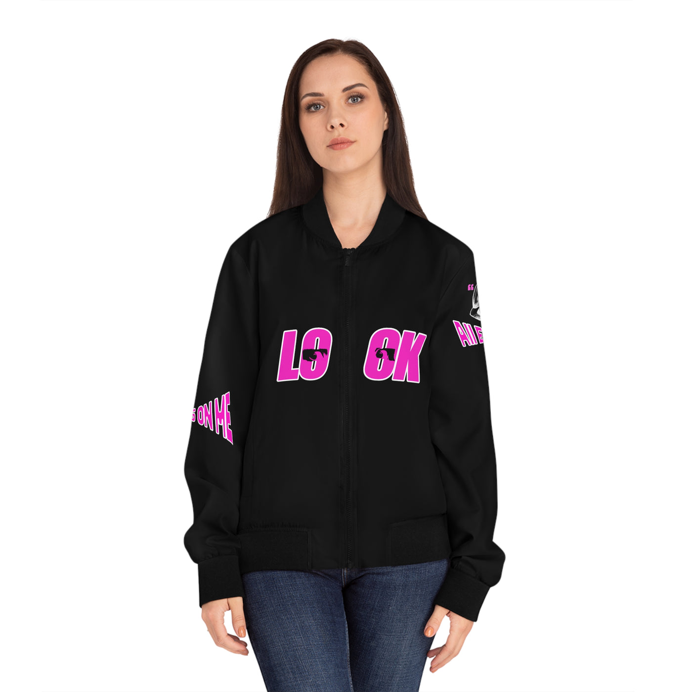 Women's Bomber Jacket All eyes on me