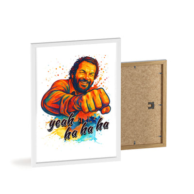 Funny Motivational Poster with Bud Spencer – 'Yeah Ha Ha Ha' 