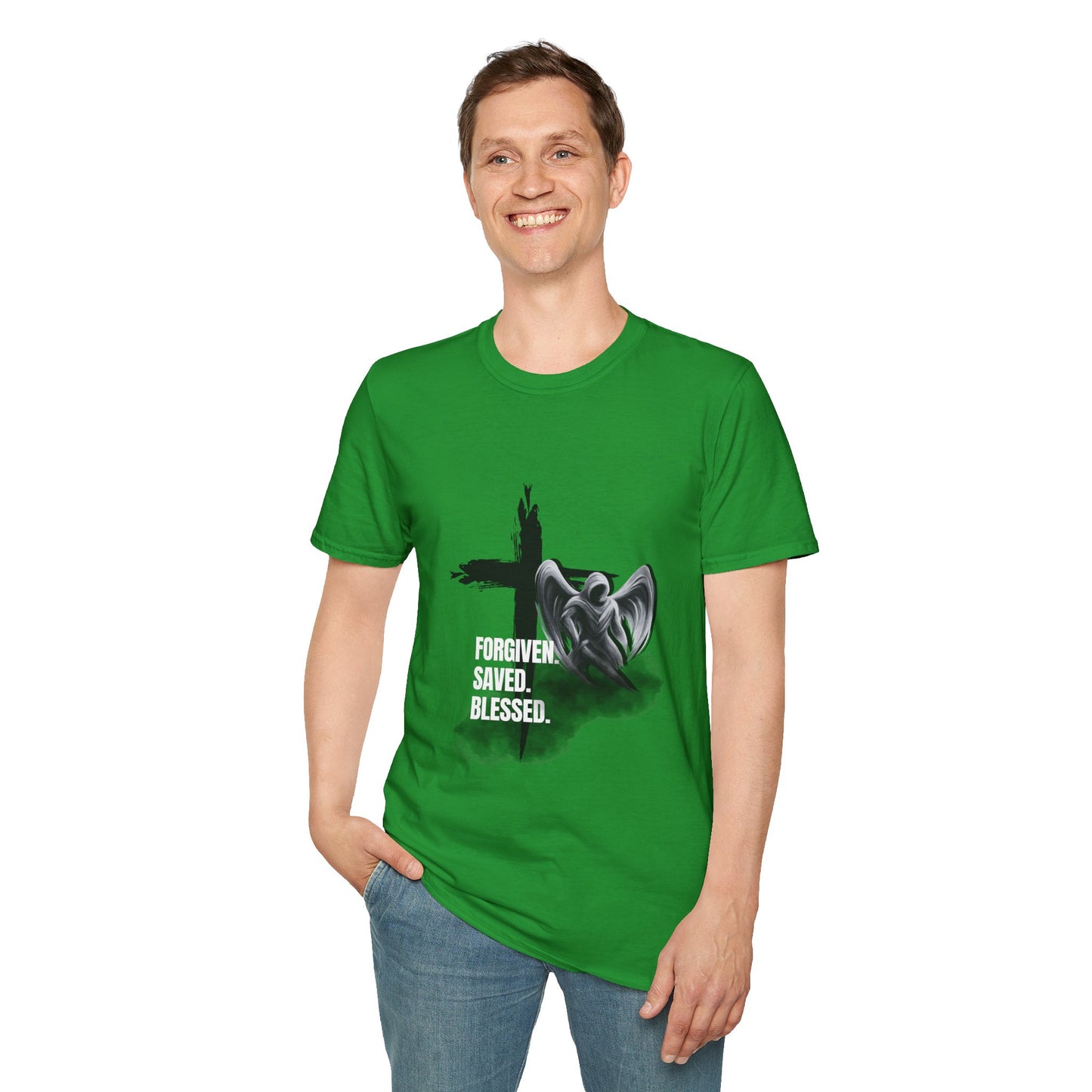 Blessed Faith Unisex Softstyle T-Shirt  Jesus