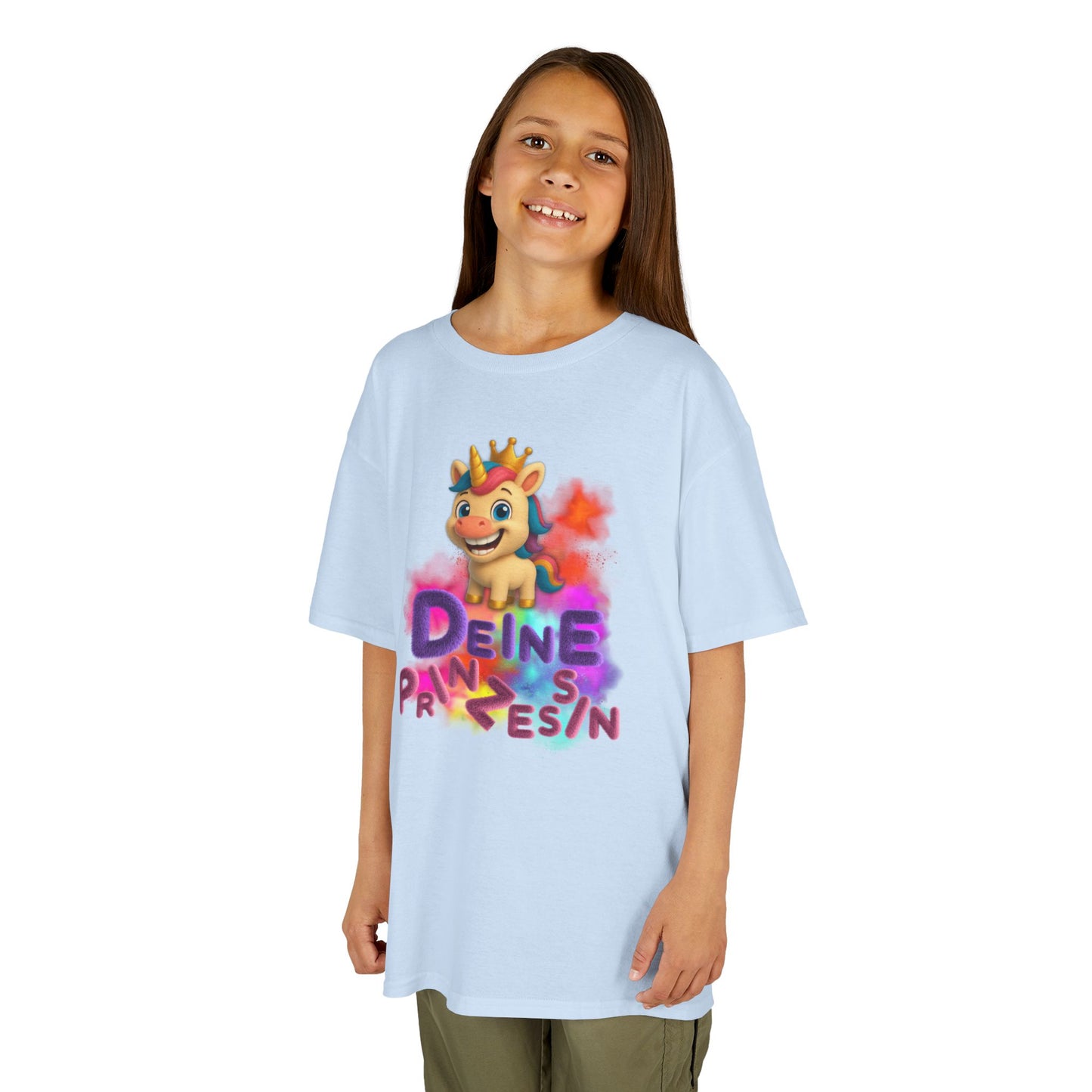 Colorful Kids Tee - “Your Princess” Design - Fun &amp; Playful Shirt for Young Royalty