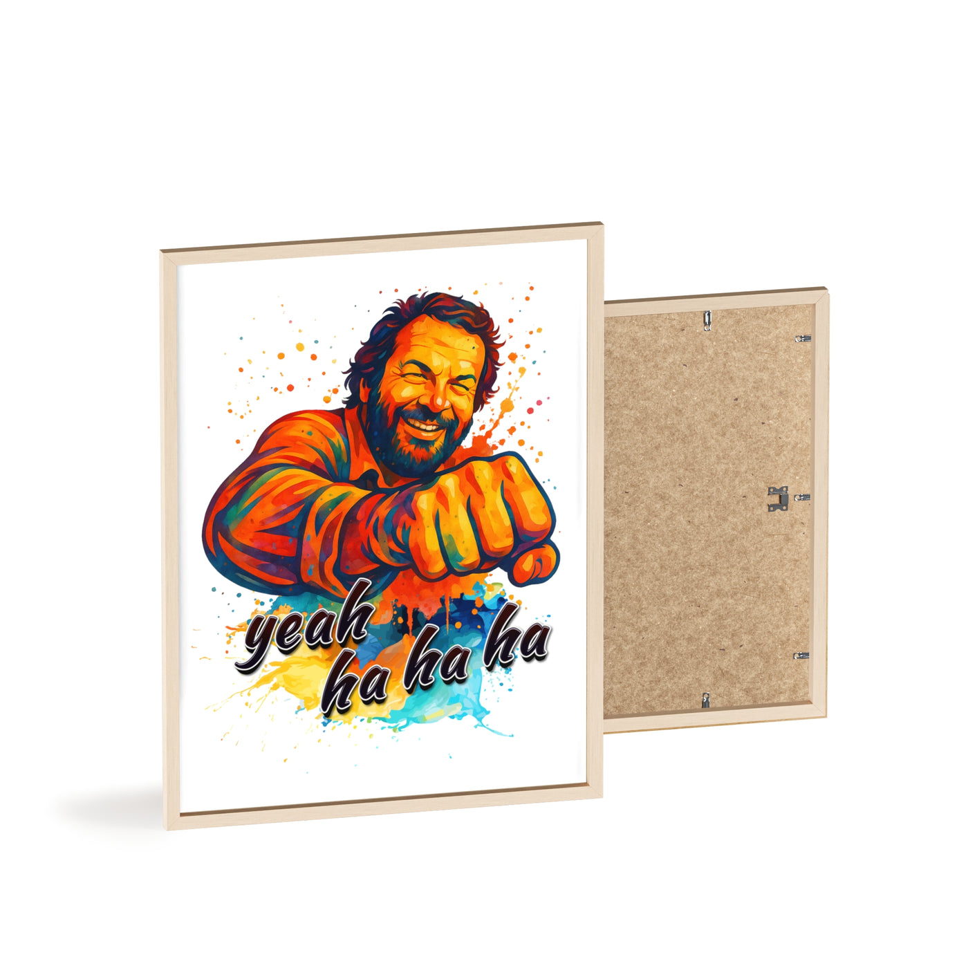 Funny Motivational Poster with Bud Spencer – 'Yeah Ha Ha Ha' 