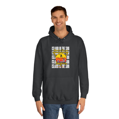 Vibrant College Spirit Hoodie, Unisex College Hoodie