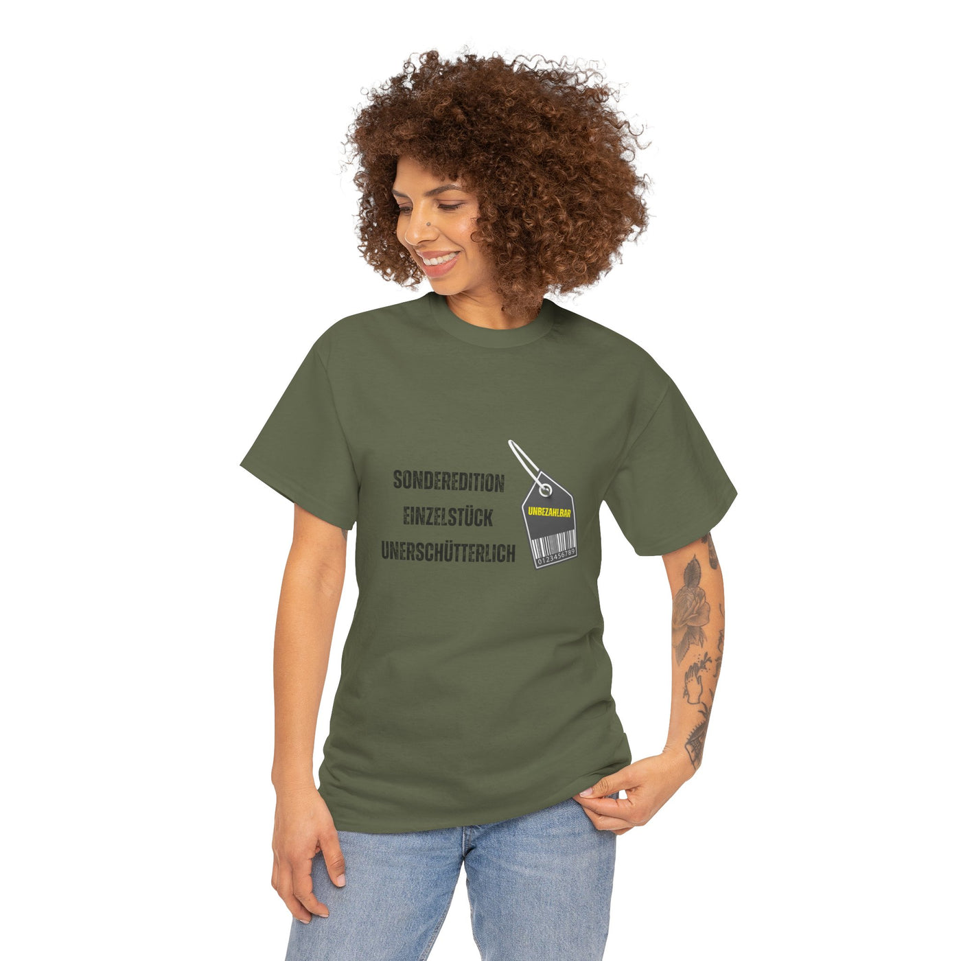 T-Shirt - "Sonderedition - Einzelstück - unerschütterlich und unbezahlbar"