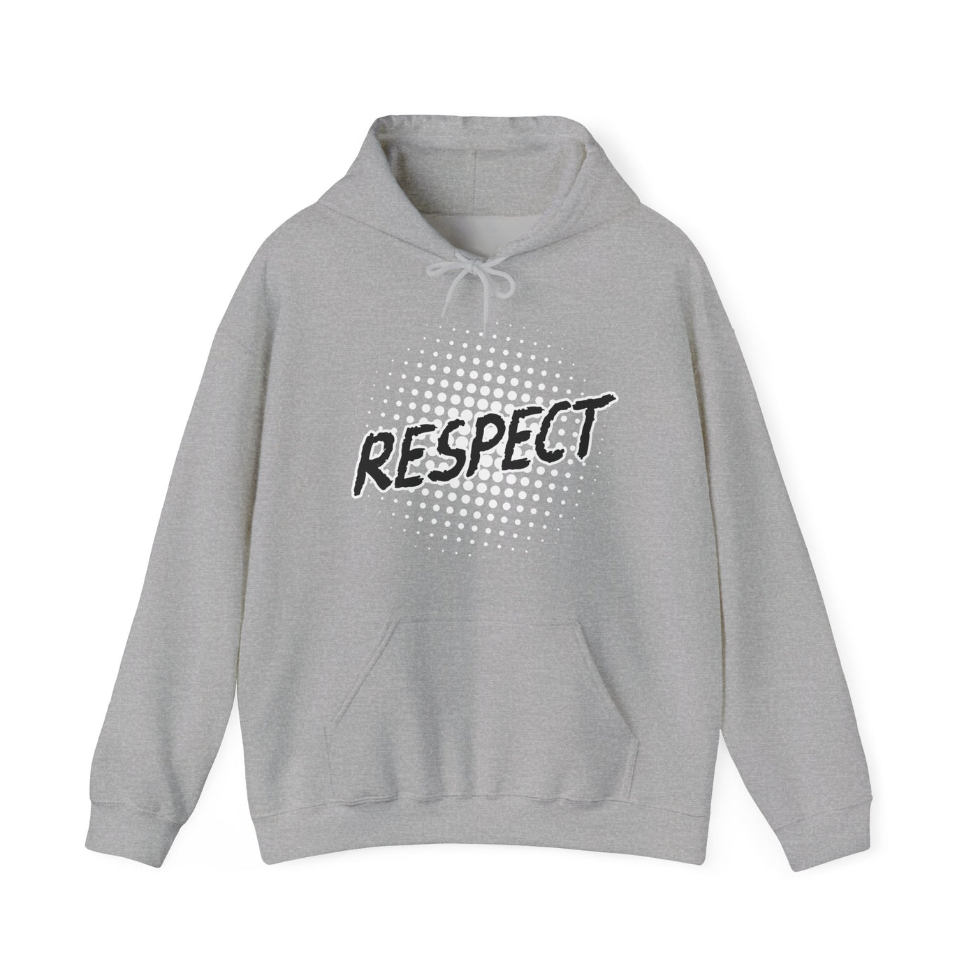 Respect Unisex Hooded Sweatshirt, Streetwear Hoodie