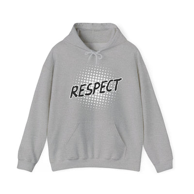 Respect Unisex Hooded Sweatshirt, Streetwear Hoodie