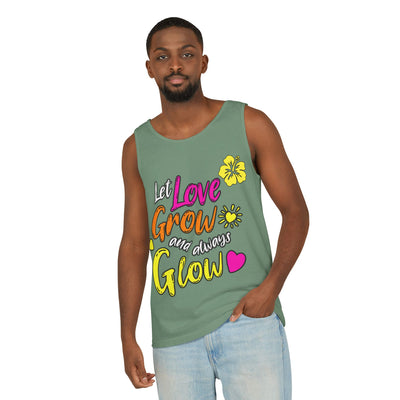 Tank Let Love Grow ... , Motivational Workout Shirt