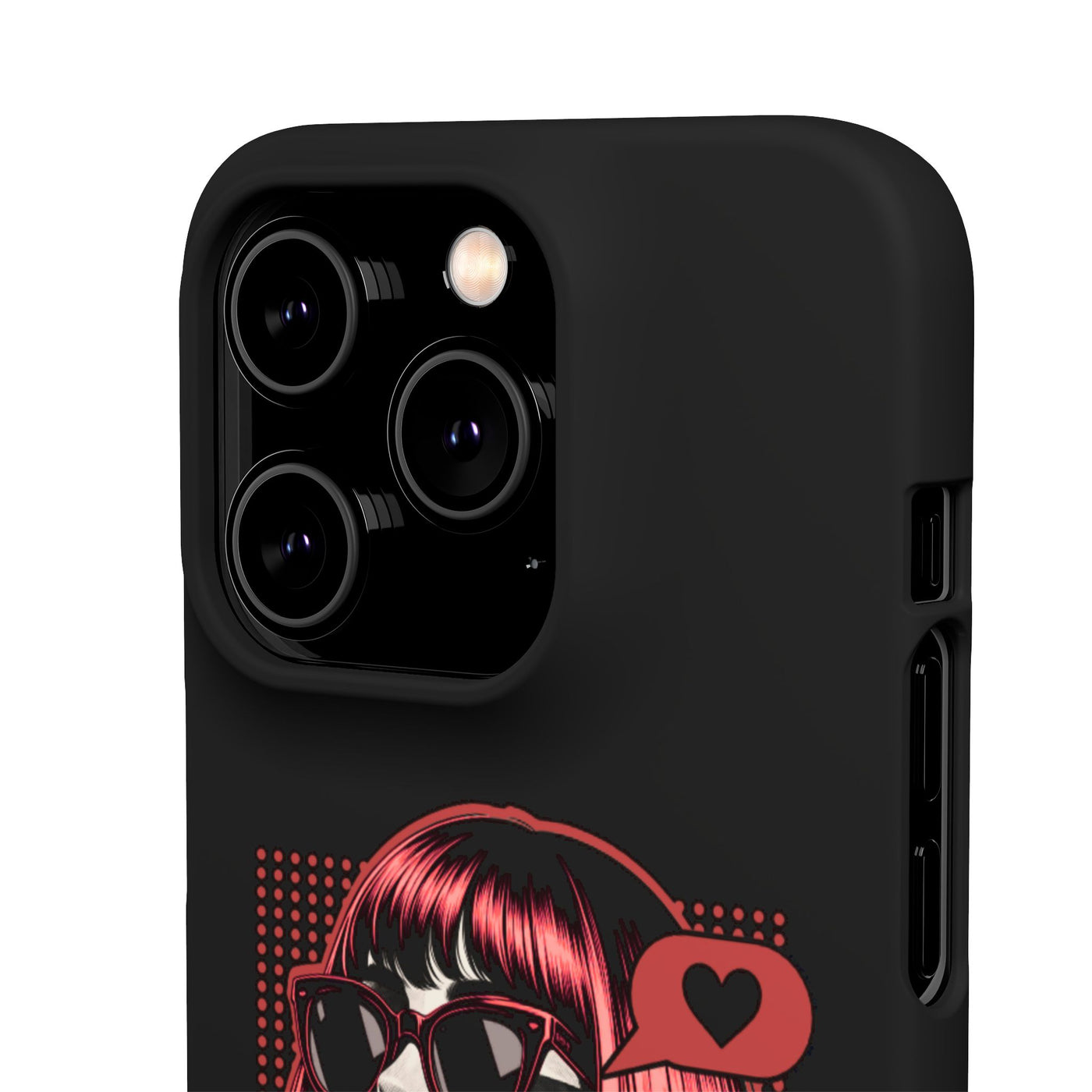 Retro Girl Snap Case Handyhülle