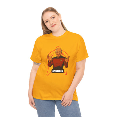 Energie Unisex Heavy Cotton Tee - Perfect for Sci-Fi Fans and Casual Wear