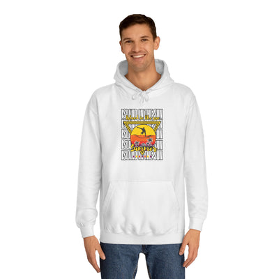 Vibrant College Spirit Hoodie, Unisex College Hoodie