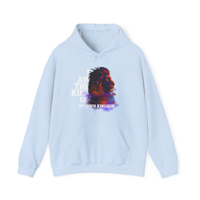 Inspirational Lion Hoodie "i am the king of my kingdom"