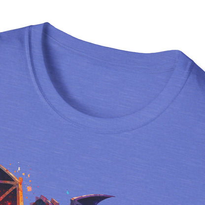 Minecraft Change the World Video Game T-Shirt - Unisex Softstyle Tee for Gamers