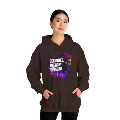 Jesus Colorful - with saying Blessed- Grounded - Celebrated