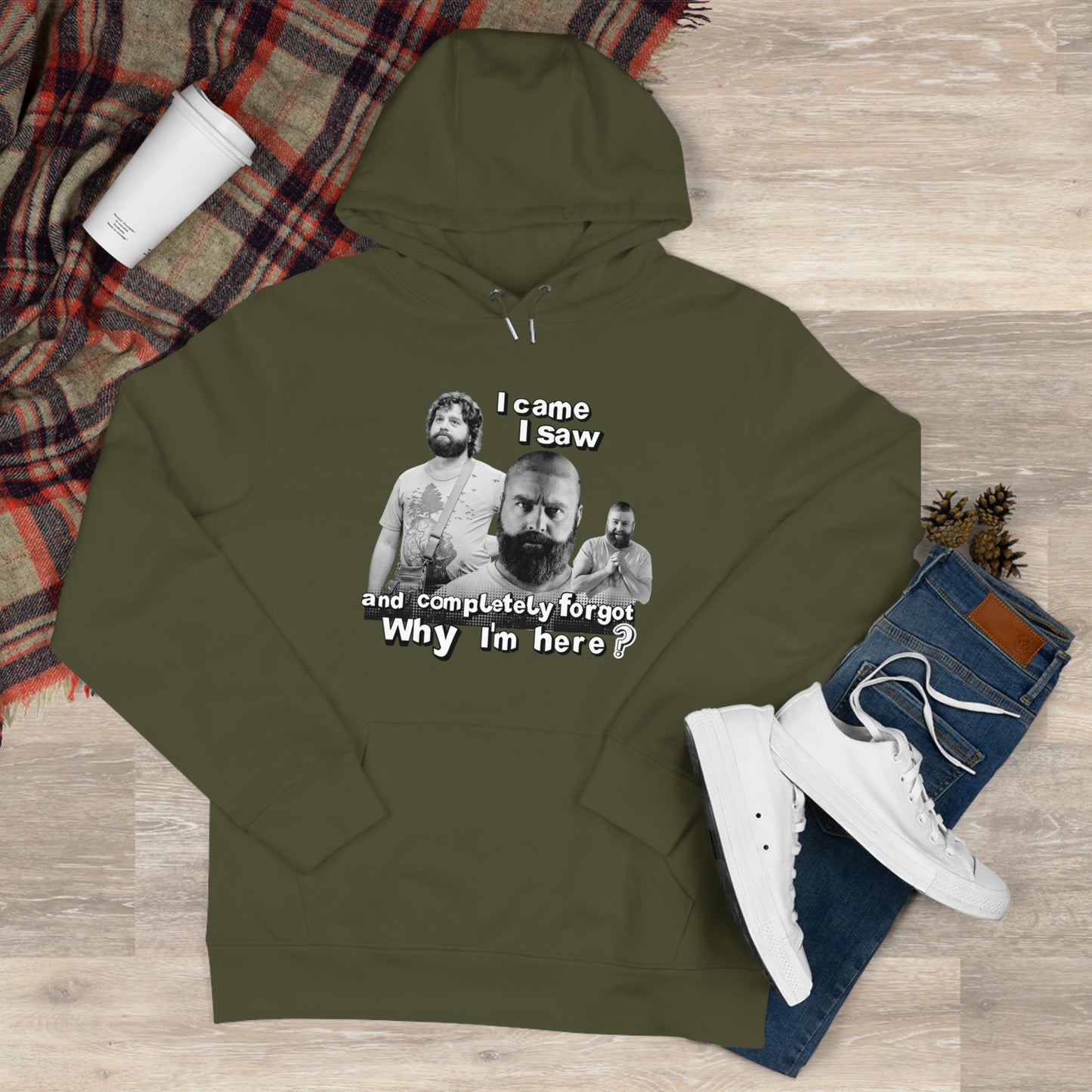 I cam- saw- and forgot why I am here - Alan Garner Hoodie for Men