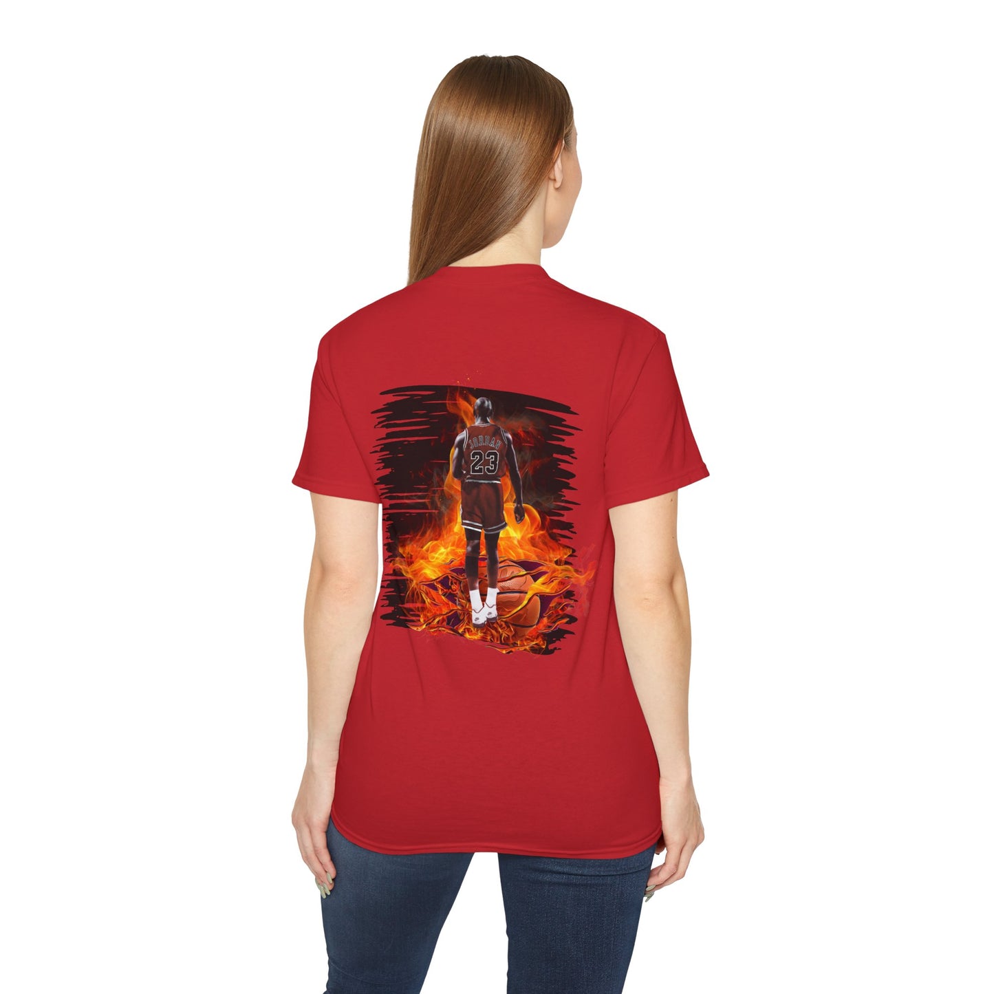 Basketball Jordan, Cool Sports Shirt, Unisex Cotton T-Shirt