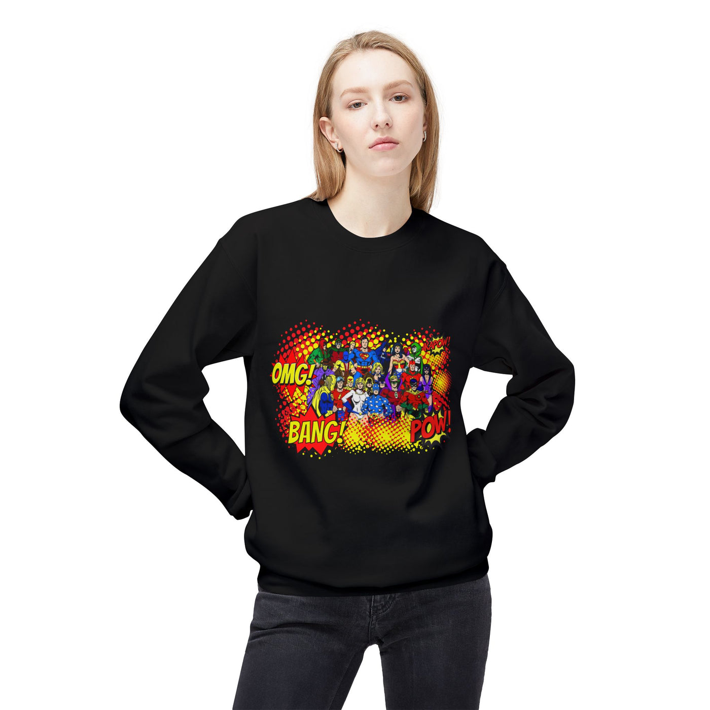 Comic Helden Graphic Sweatshirt, Superhero