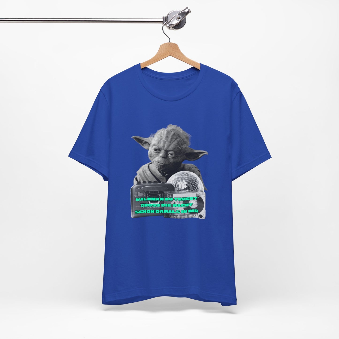 Funny Yoda Quote Unisex Tee - Walkman du kennst - erfahren du bist starwars