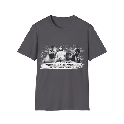 I am the reason why this night...Retro Graphic Unisex Softstyle T-Shirt - Hangover Alan