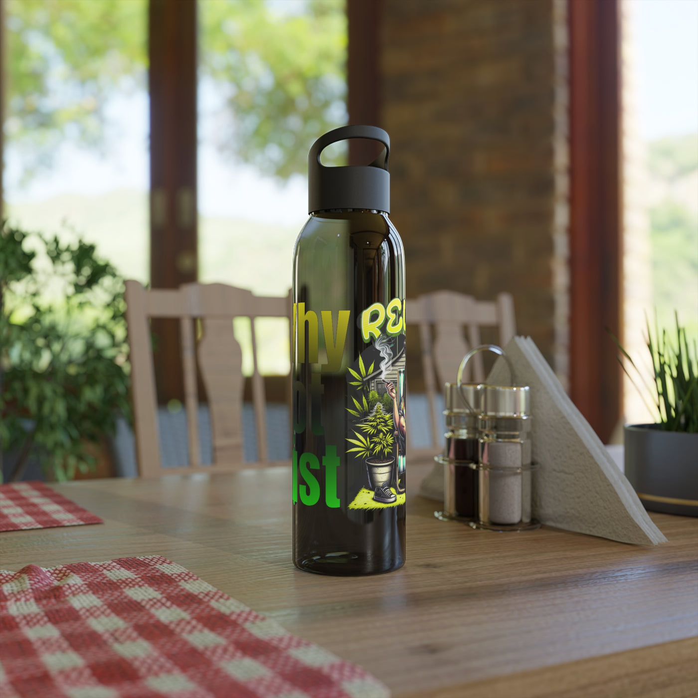 Chic Water Bottle -Wasserflasche  Why not just relax