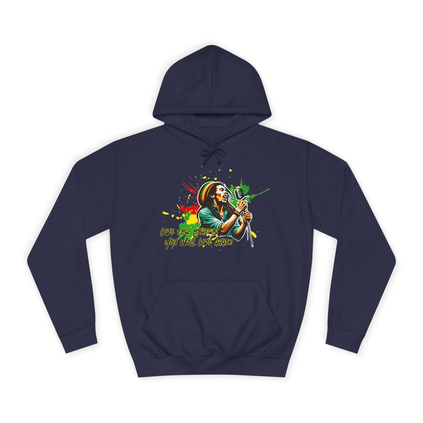Live for others B  o  b   M a r l e y Hoodie