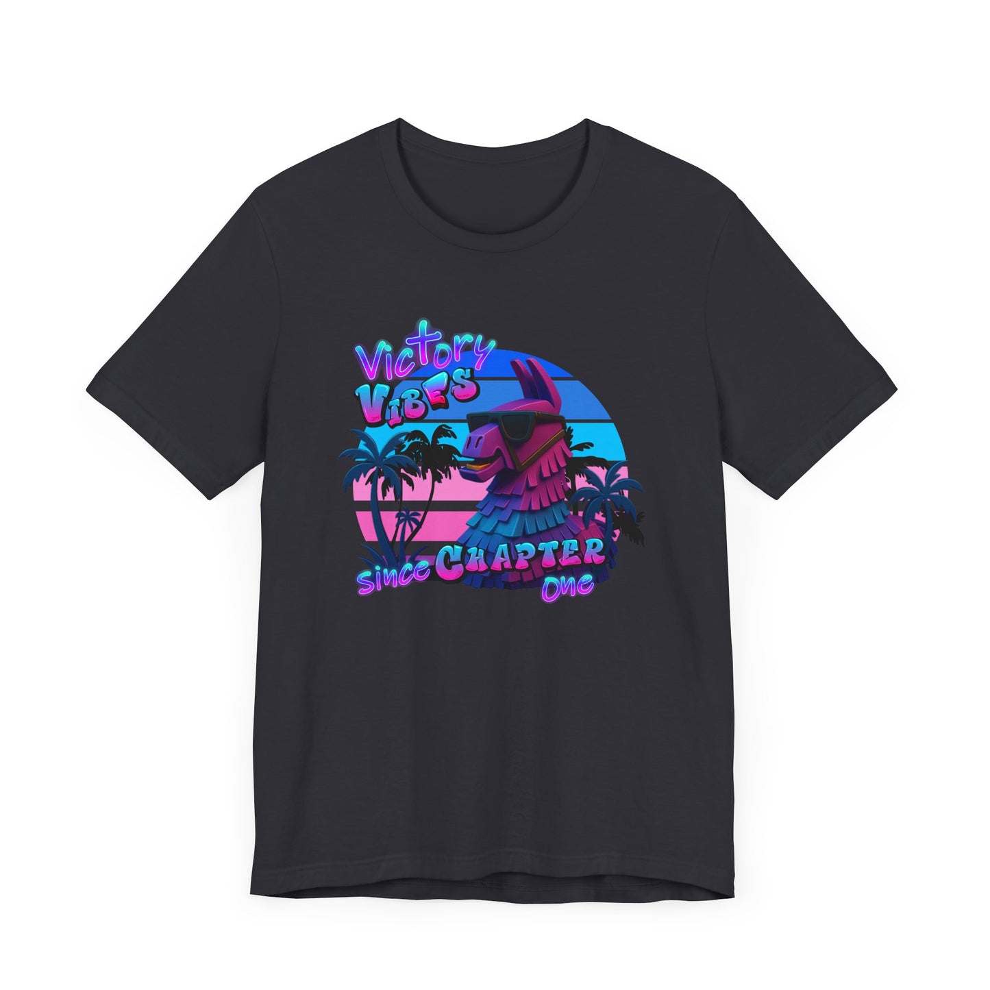 Retro Fortnite Vibe Unisex Short Sleeve Tee - 'Victory' Chapter One Graphic