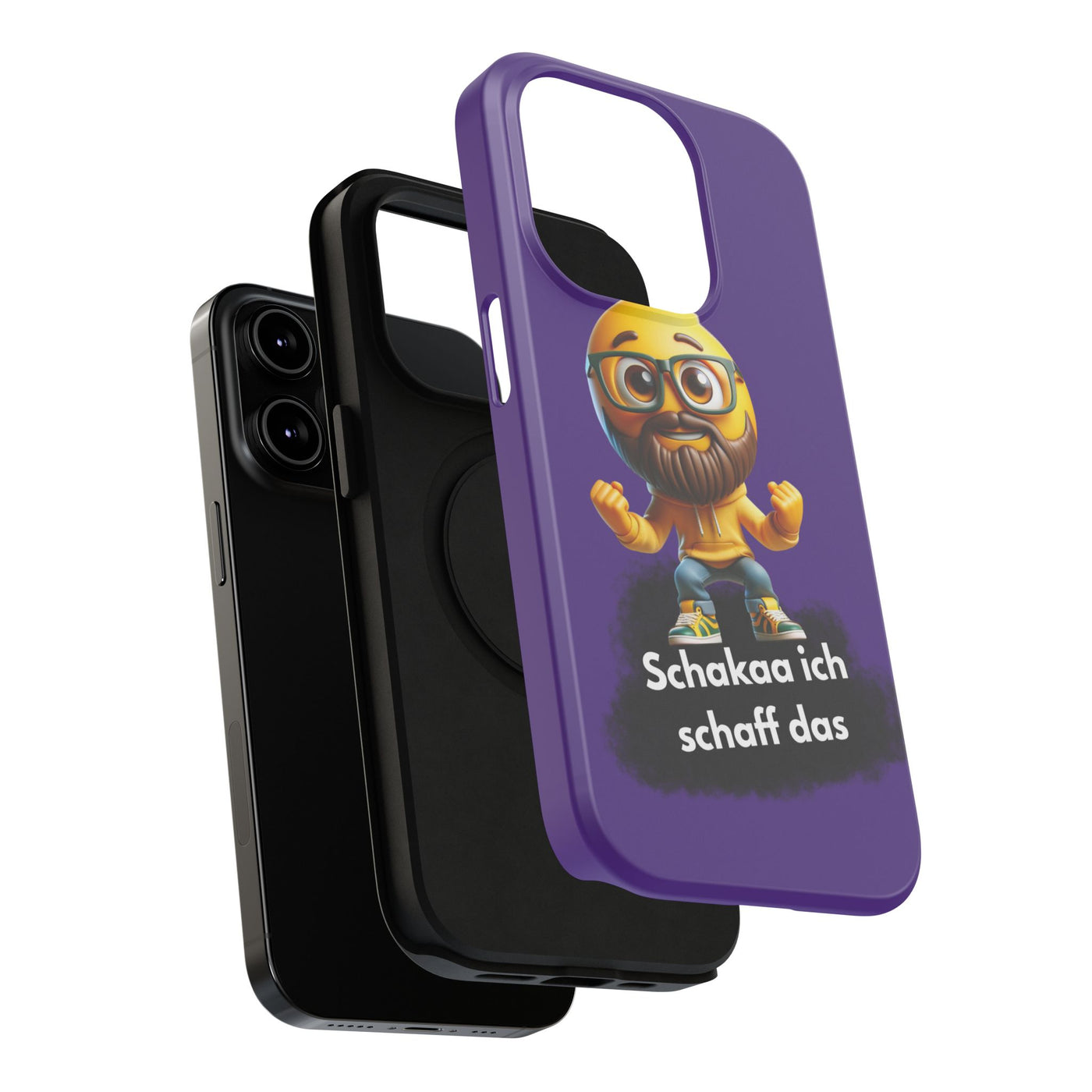 Motivational Impact-Resistant Phone Case - "Schakaa ich schaff das"