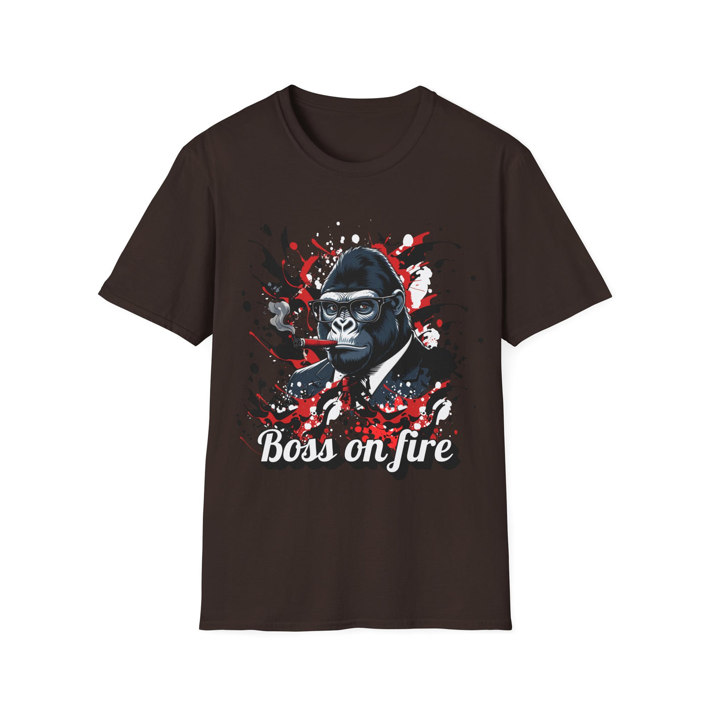 Boss on Fire Unisex T-Shirt, Funny Graphic Tee, Unique Gift, Casual Wear, Motivational Shirt