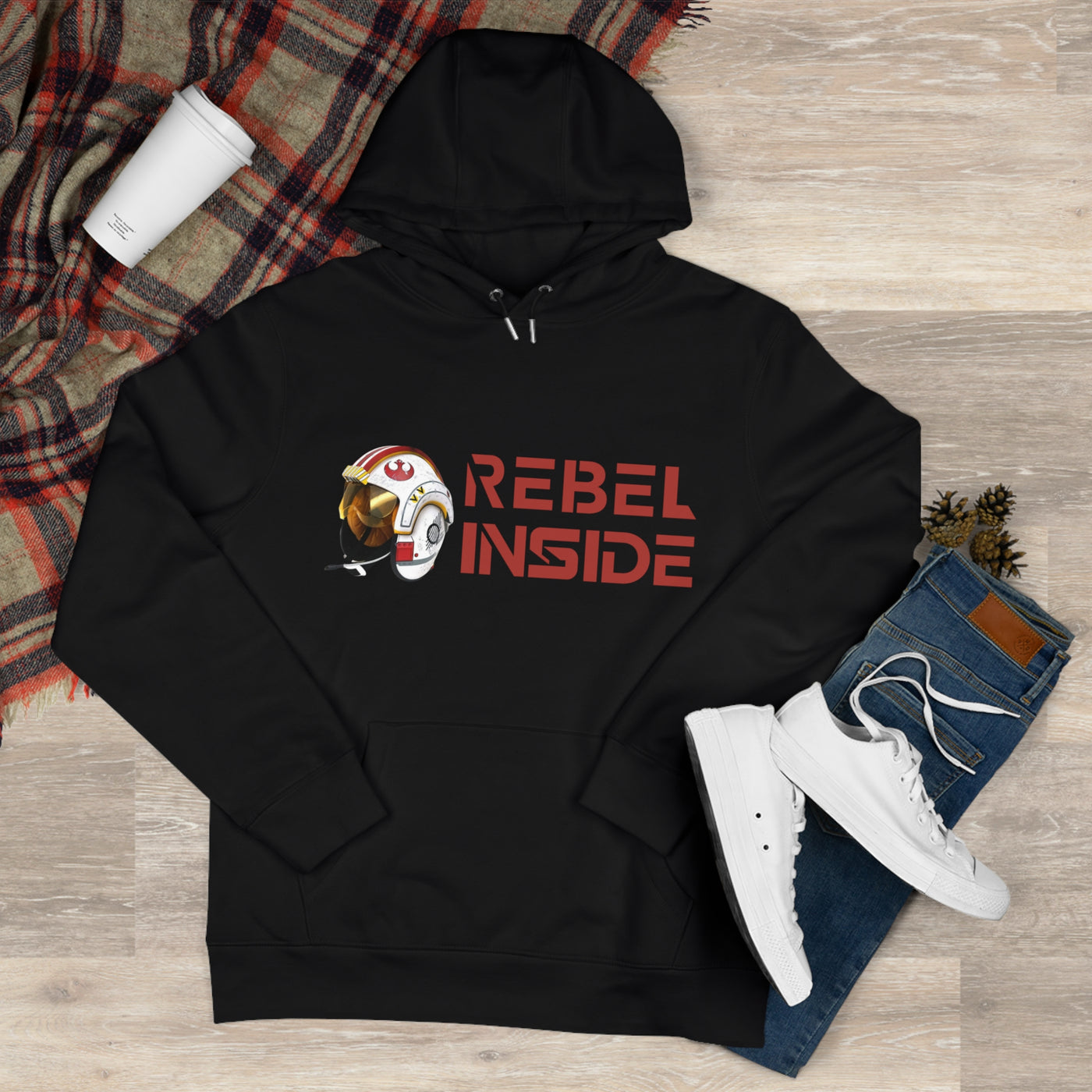 Rebel Inside Hooded Sweatshirt for Star Wars Fans
