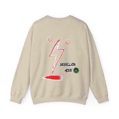 Rebellion Mode on Sweatshirt unisex