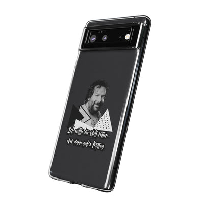 Handyhülle Unique Phone Cover, Ich wollte die Welt retten, dann gabs Mittag