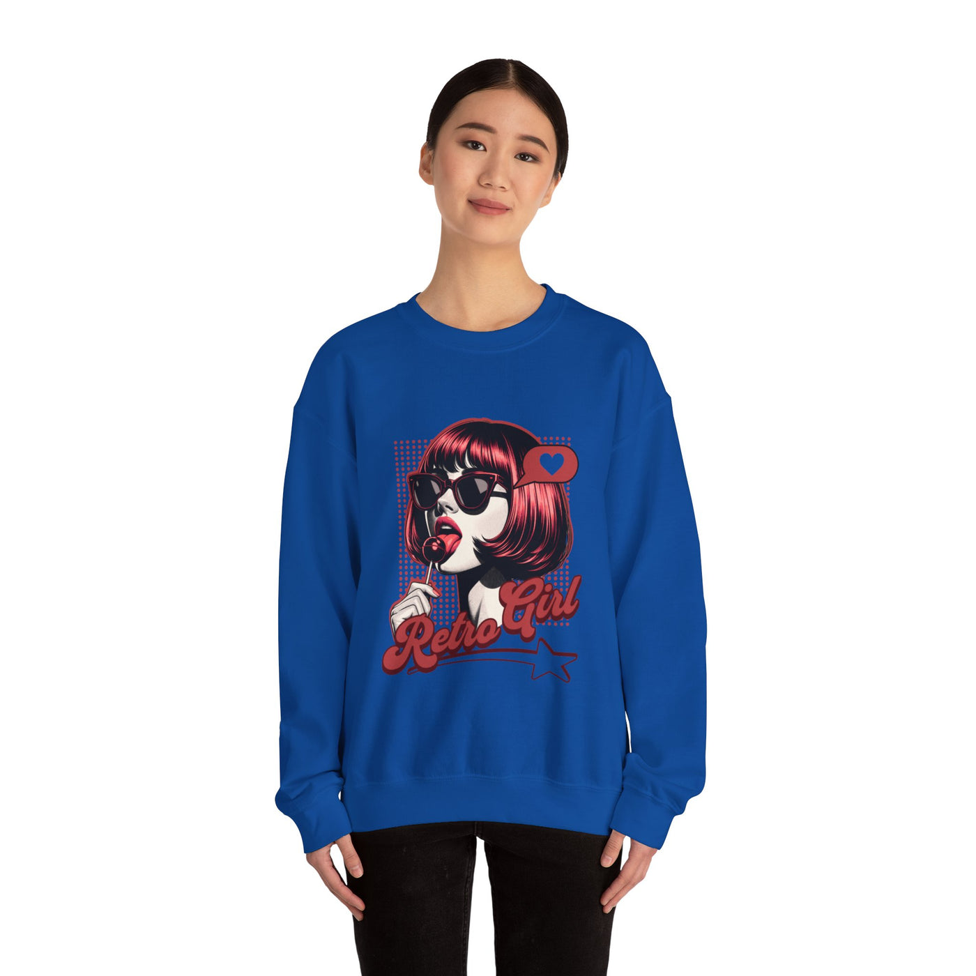 Retrogirl  Pop Art Women's Sweatshirt