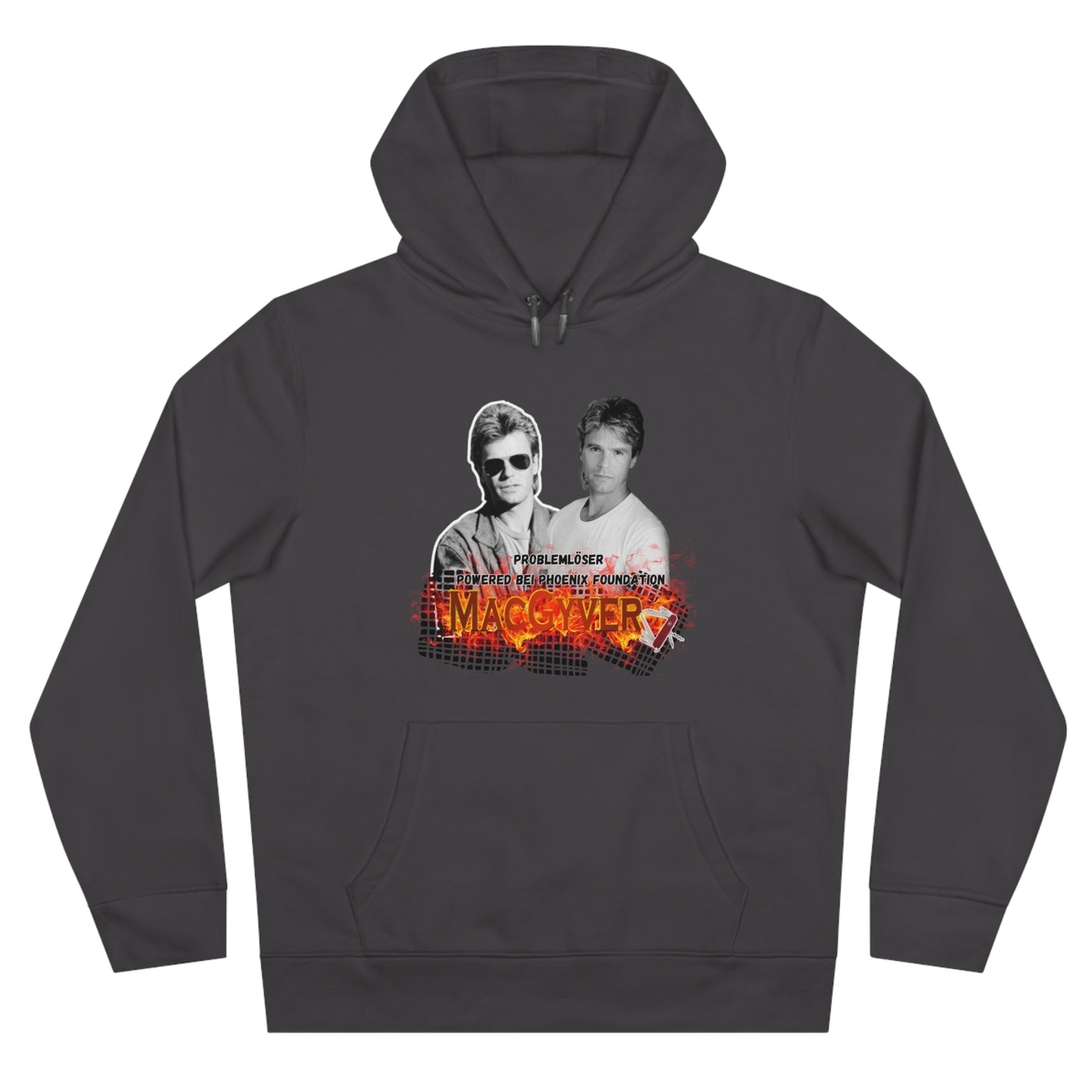 Retro MacGyver King Hooded Sweatshirt - Classic 80s Style