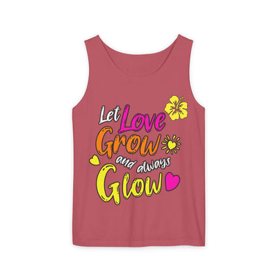 Tank Let Love Grow ... , Motivational Workout Shirt
